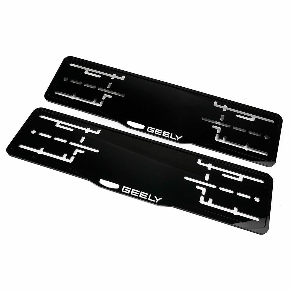 3D рамки номерного знака Geely — фото 5