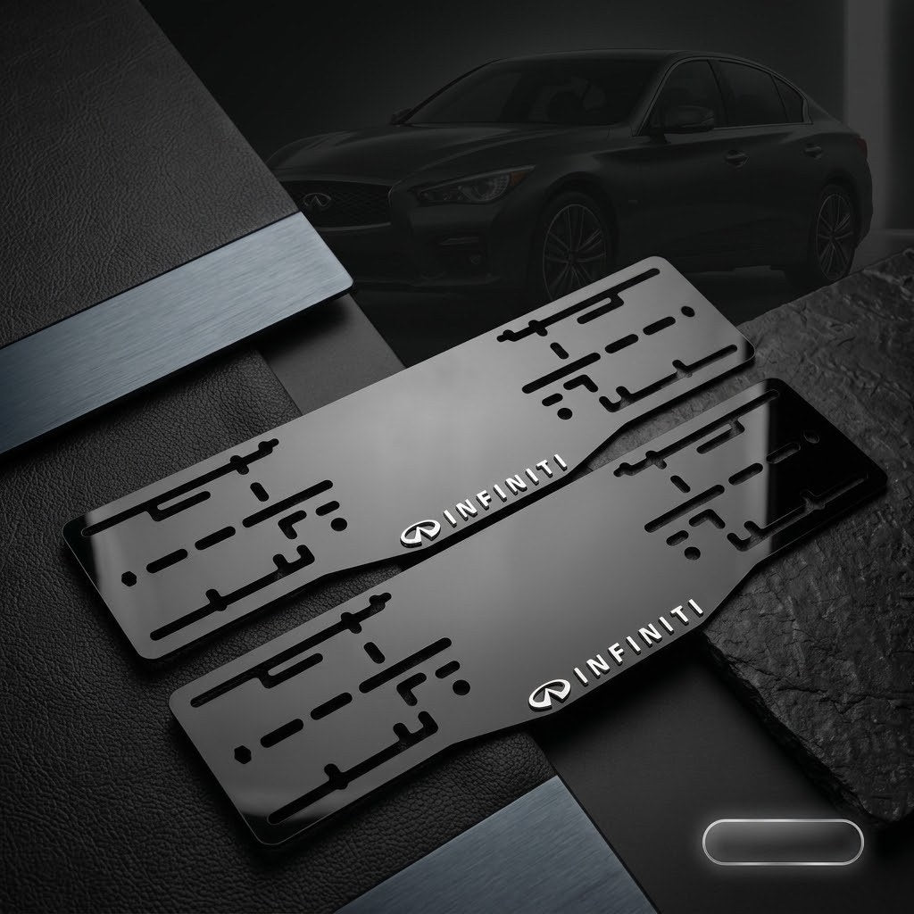 3D рамки номерного знака Infiniti — фото 1