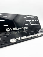 3D рамки номерного знака Volkswagen — фото 3
